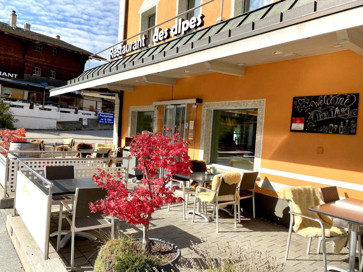 Boutique Und Bier Hotel Des Alpes Fiesch Dış mekan fotoğraf